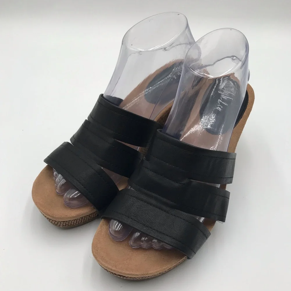 Women’s Style & Co Wedge Slide Sandals - Comfort Casual